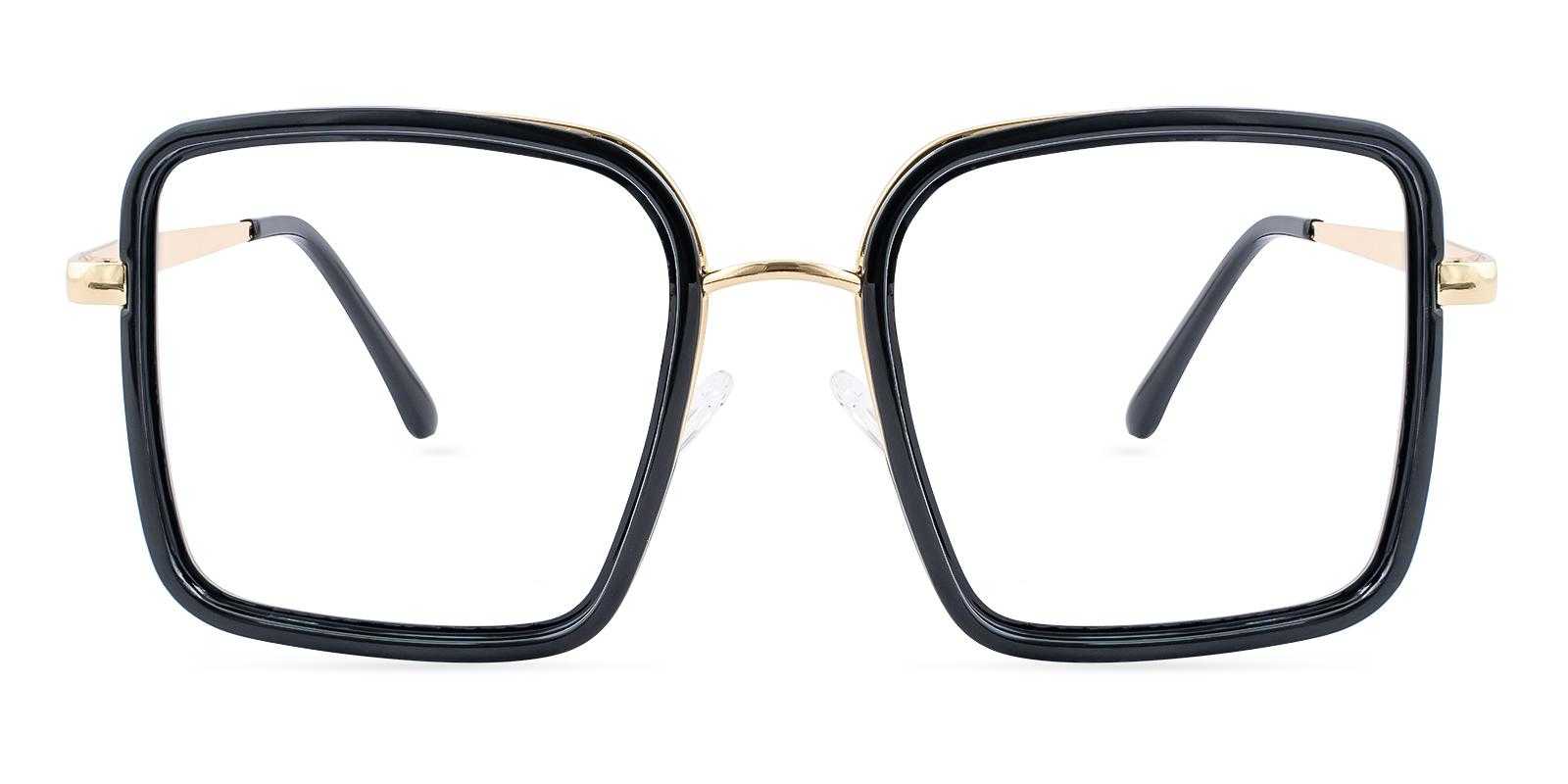 Birmingham Black Metal Eyeglasses , NosePads Frames from ABBE Glasses