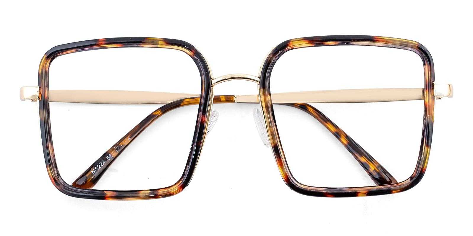 Birmingham Tortoise Metal Eyeglasses , NosePads Frames from ABBE Glasses