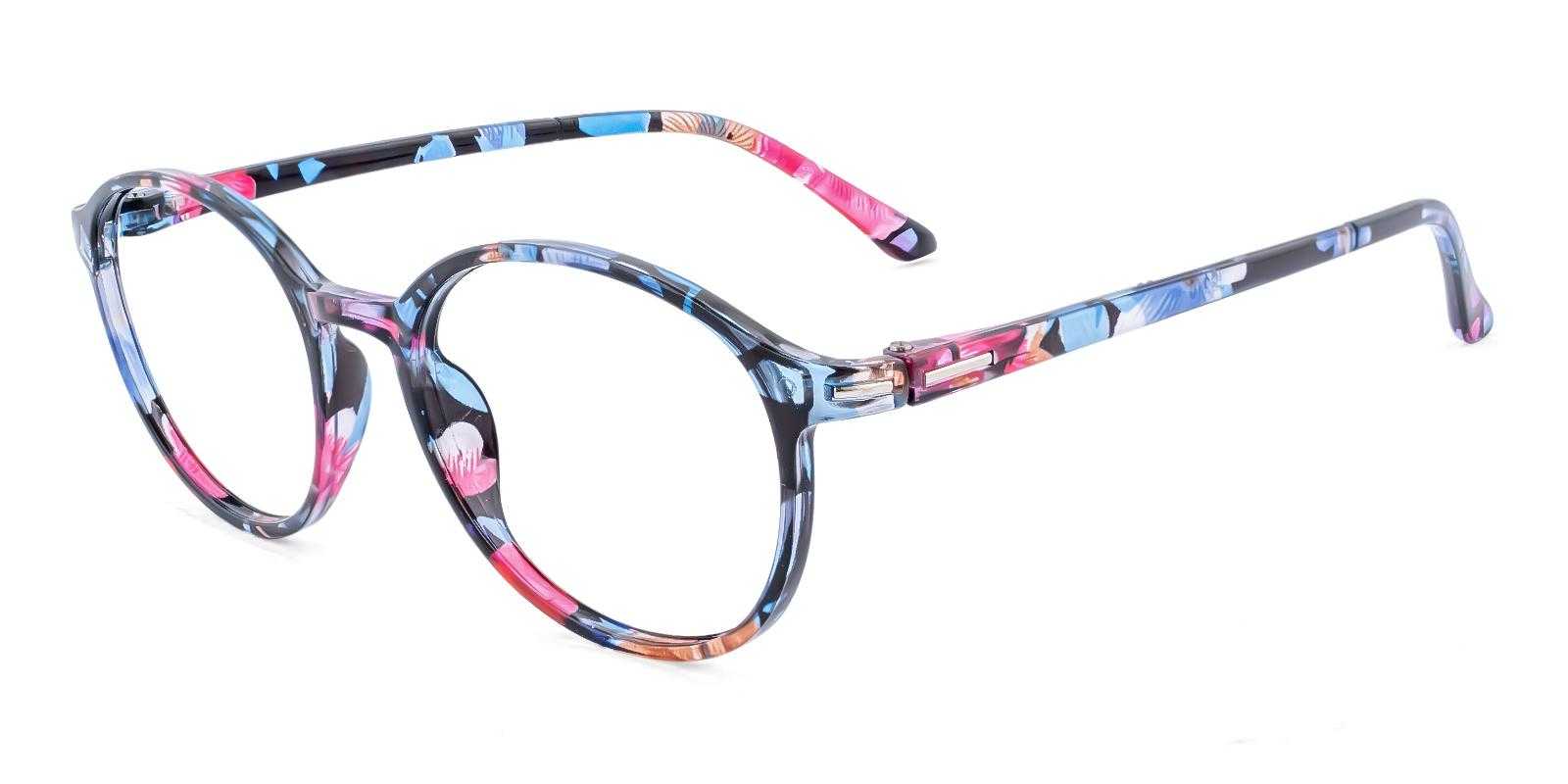Rokderick Floral Plastic Eyeglasses , UniversalBridgeFit Frames from ABBE Glasses