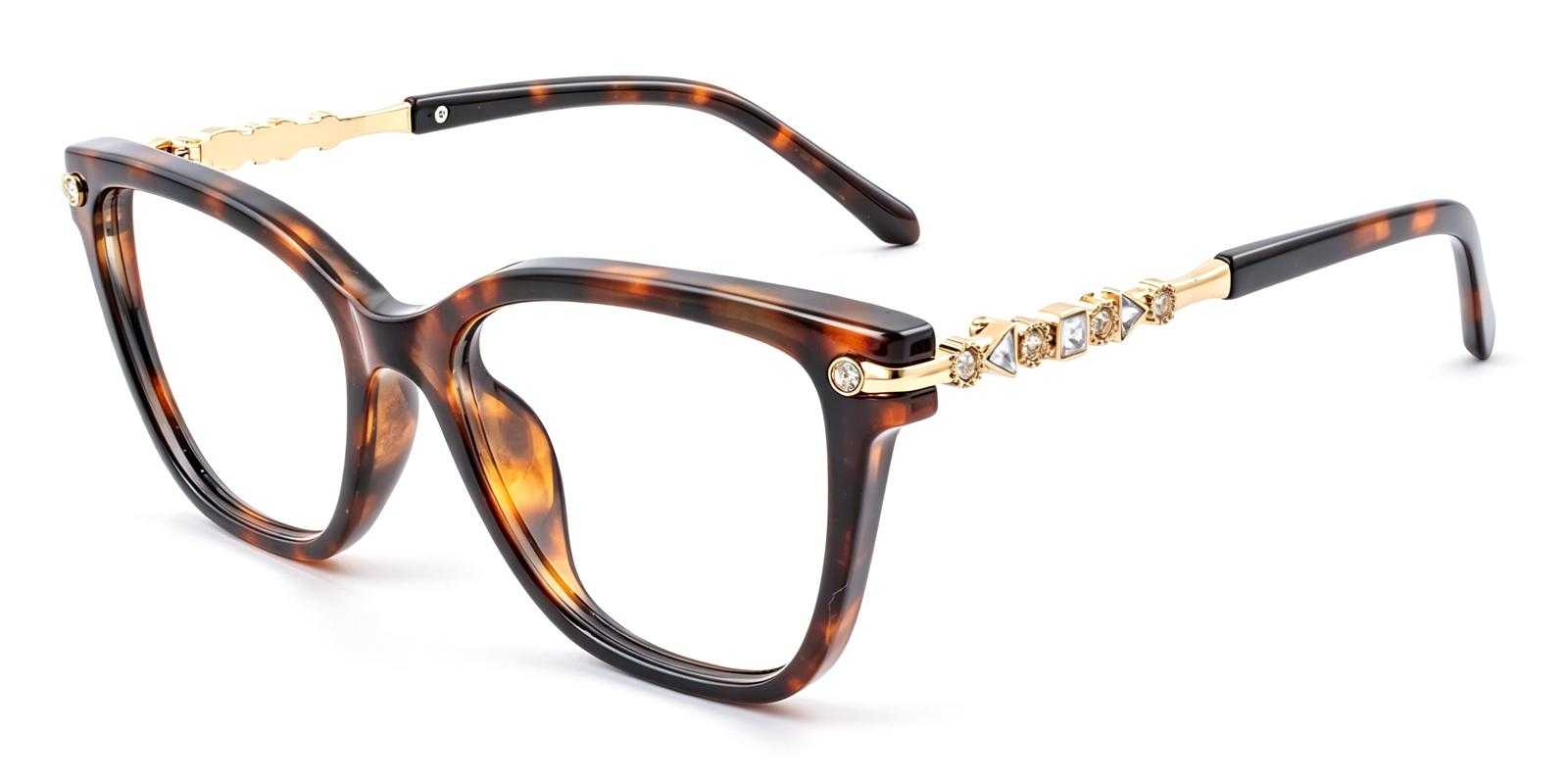 Rebeca Tortoise Plastic Eyeglasses , UniversalBridgeFit Frames from ABBE Glasses
