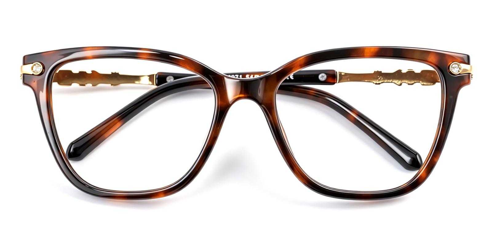 Rebeca Tortoise Plastic Eyeglasses , UniversalBridgeFit Frames from ABBE Glasses
