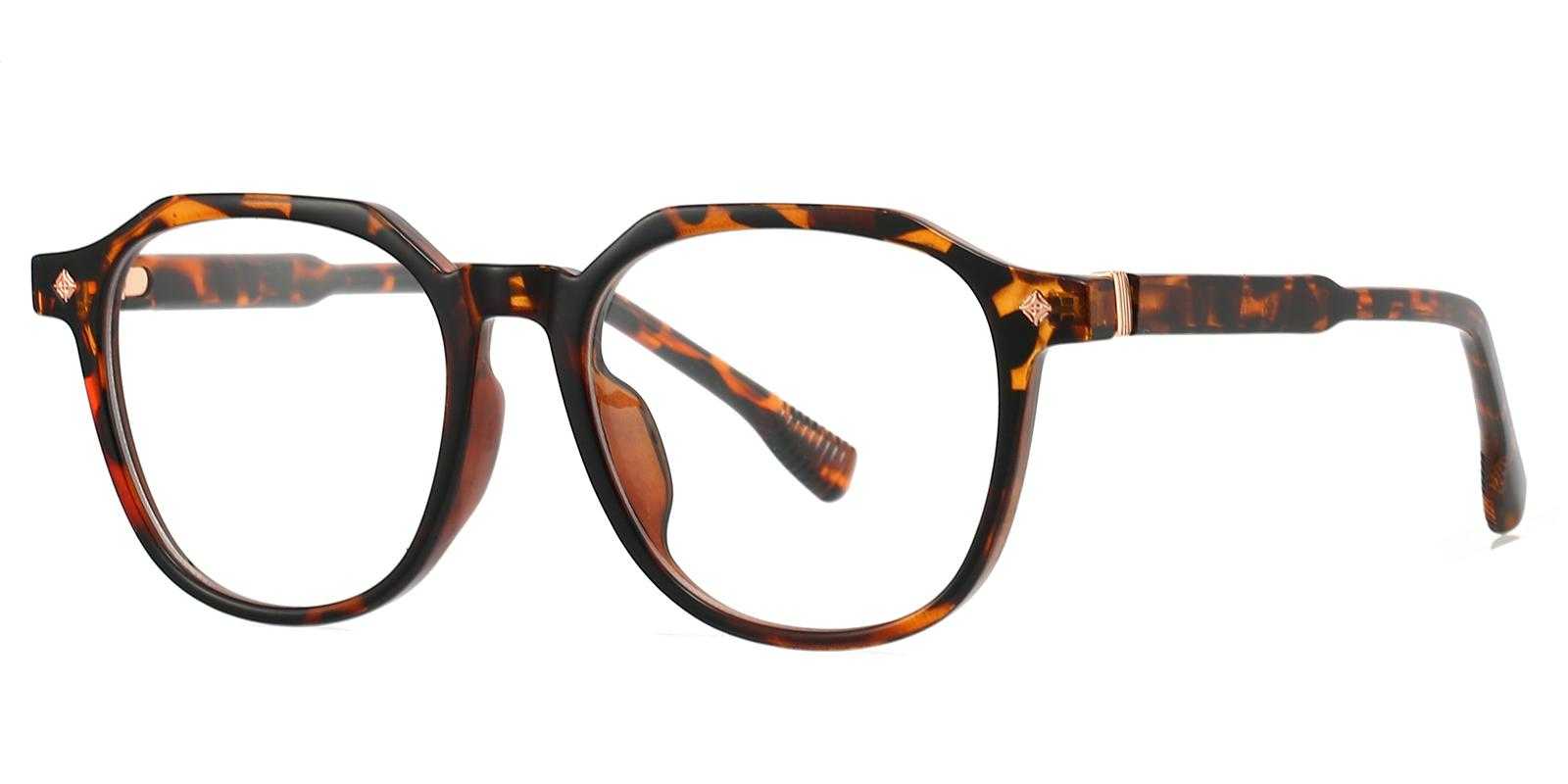 Poppy Leopard TR Eyeglasses , UniversalBridgeFit Frames from ABBE Glasses
