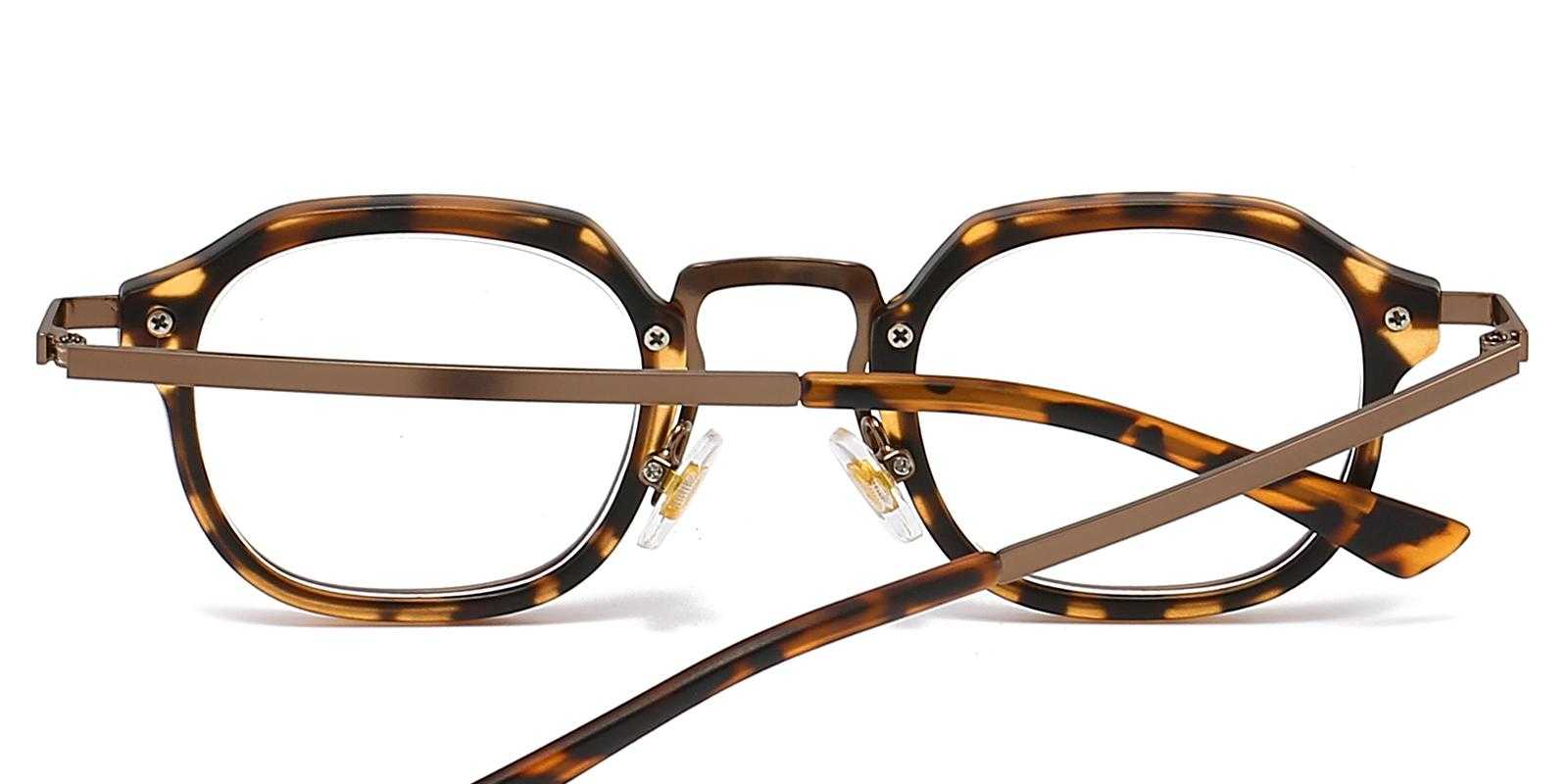 Flushing Leopard Metal , Plastic Eyeglasses , NosePads Frames from ABBE Glasses