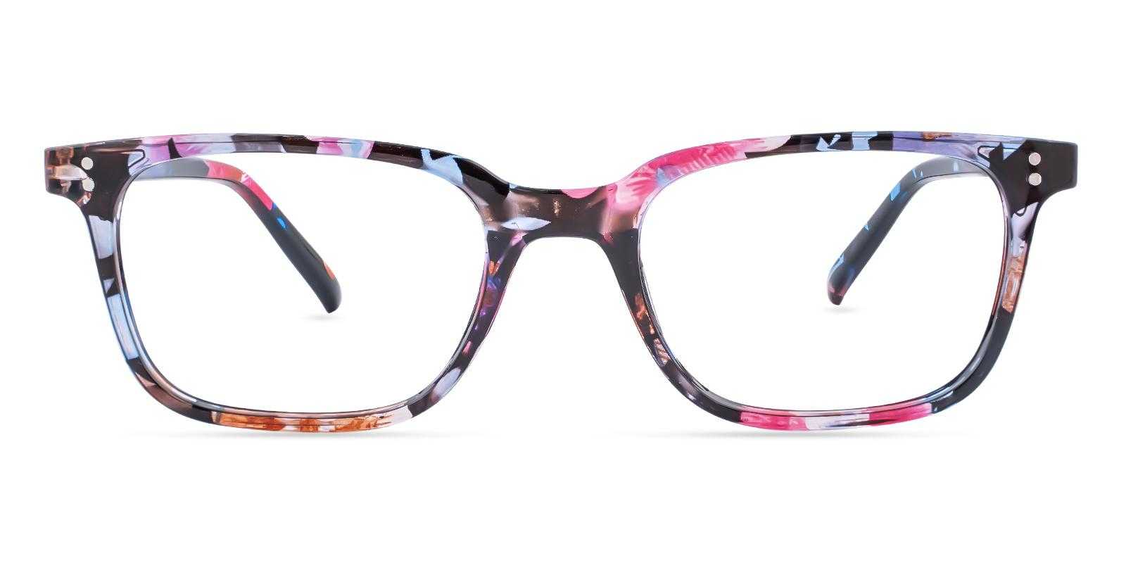Broinx Floral Plastic Eyeglasses , UniversalBridgeFit Frames from ABBE Glasses
