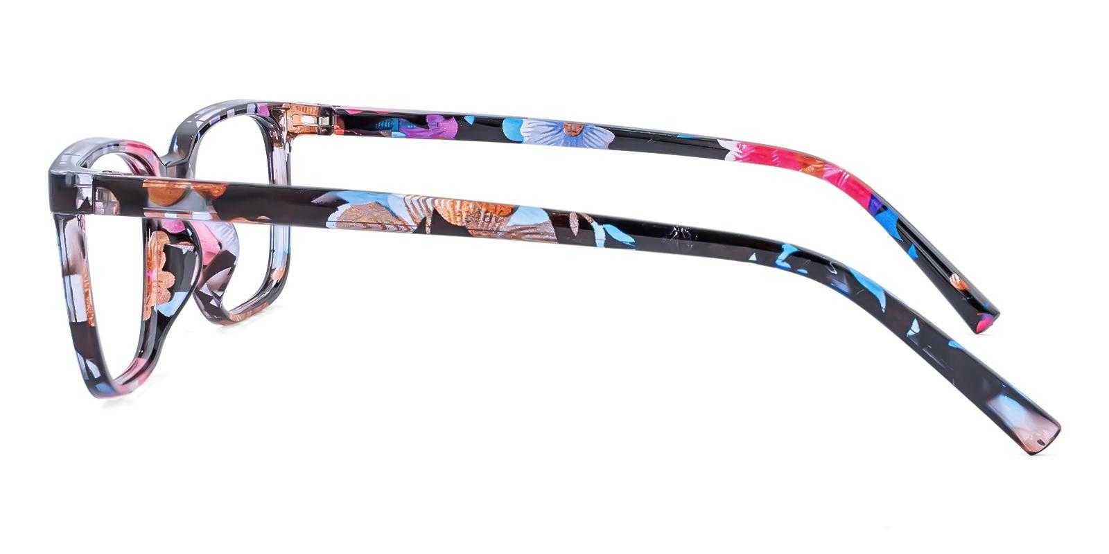Broinx Floral Plastic Eyeglasses , UniversalBridgeFit Frames from ABBE Glasses