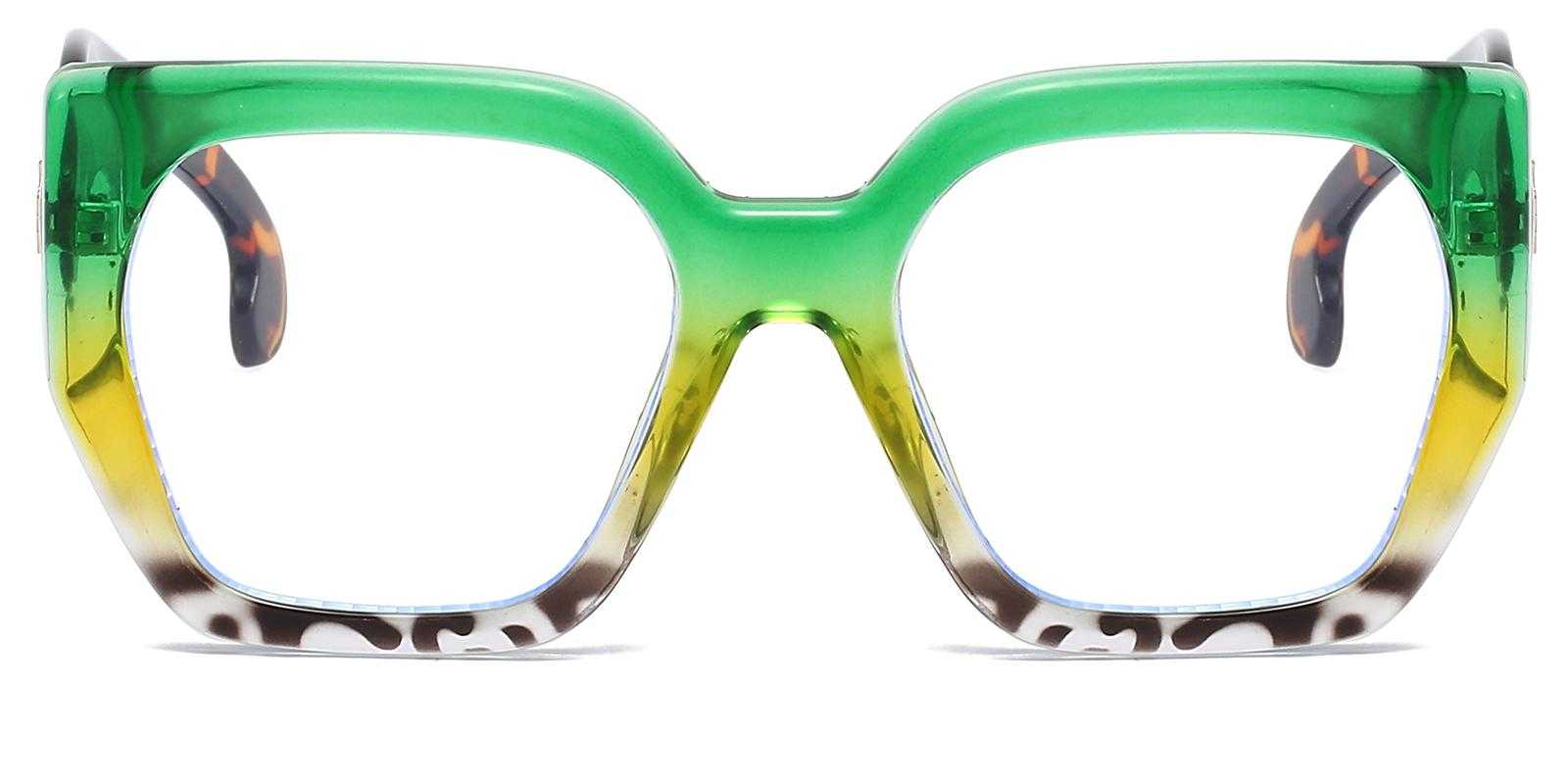 Watertown Green Plastic Eyeglasses , UniversalBridgeFit Frames from ABBE Glasses