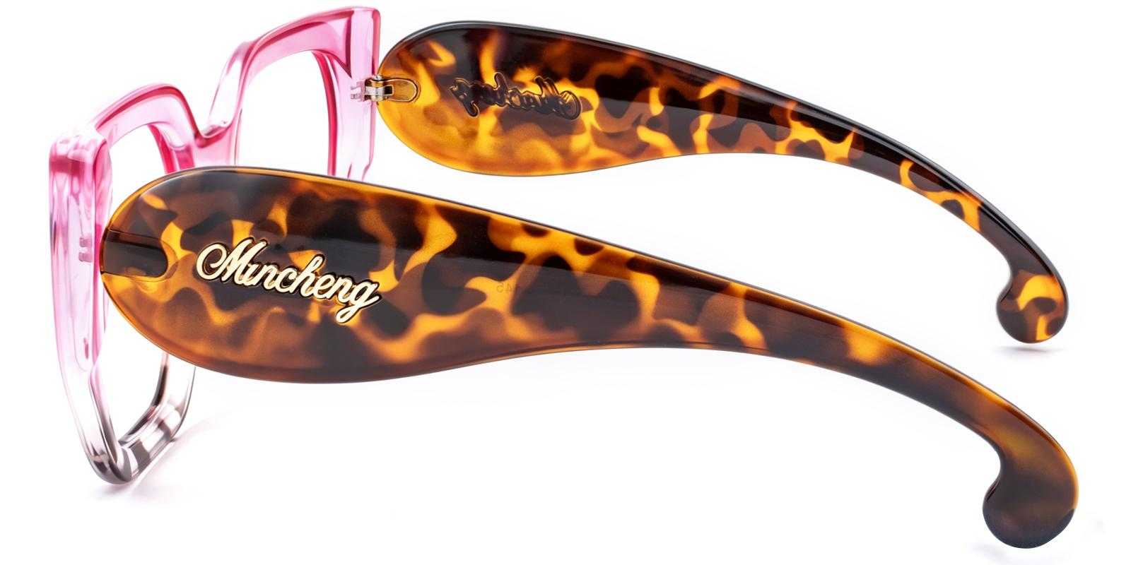 Watertown Pink Plastic Eyeglasses , UniversalBridgeFit Frames from ABBE Glasses