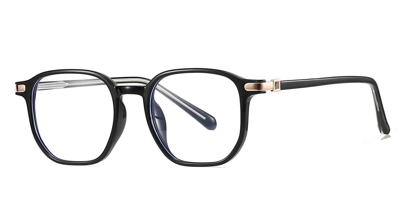 Clubmaster Black TR Eyeglasses , UniversalBridgeFit Frames from ABBE Glasses