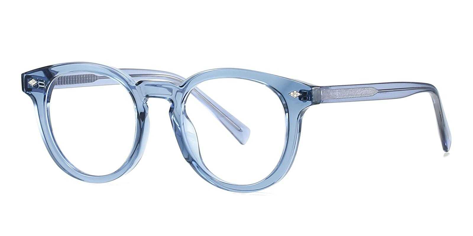 Cezanne Blue TR Eyeglasses , UniversalBridgeFit Frames from ABBE Glasses