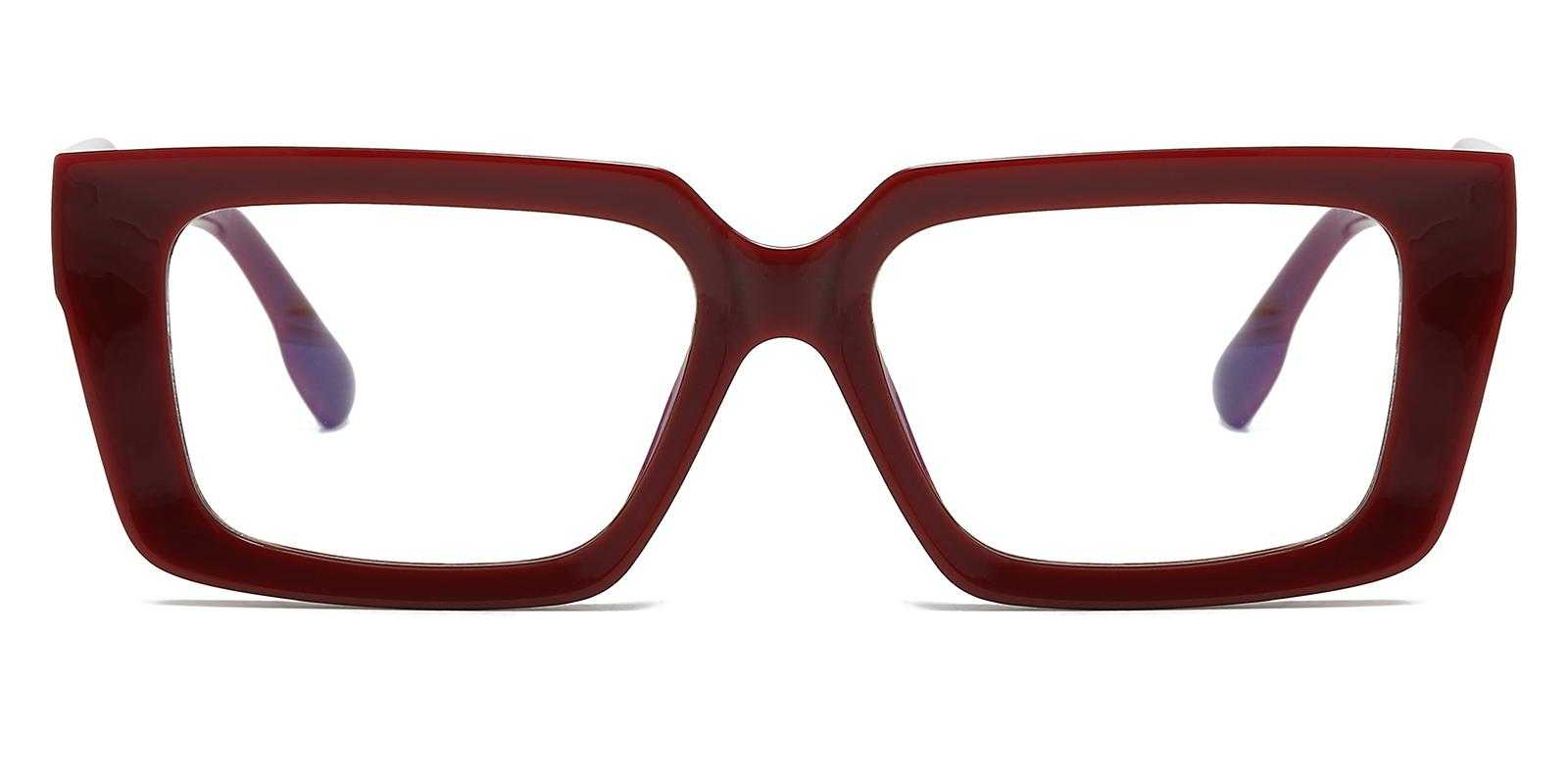 Always Red Plastic Eyeglasses , UniversalBridgeFit Frames from ABBE Glasses