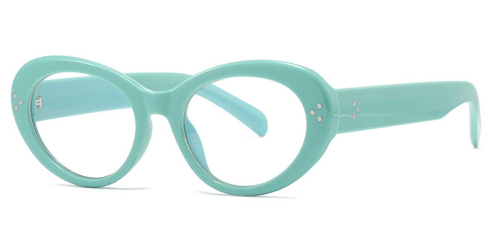 Motif Green Plastic Eyeglasses , UniversalBridgeFit Frames from ABBE Glasses