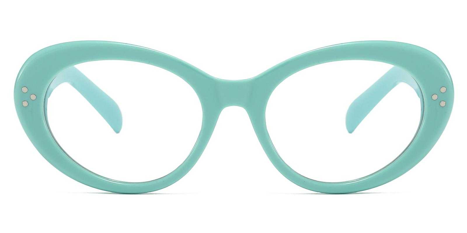 Motif Green Plastic Eyeglasses , UniversalBridgeFit Frames from ABBE Glasses