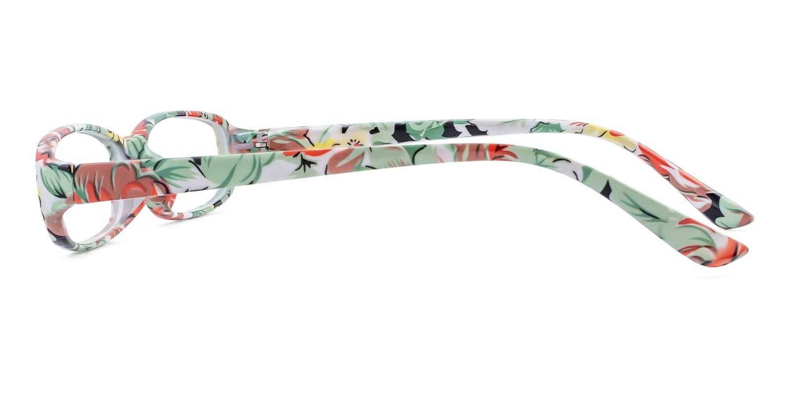 Tasker Floral Plastic Eyeglasses , SpringHinges , UniversalBridgeFit Frames from ABBE Glasses