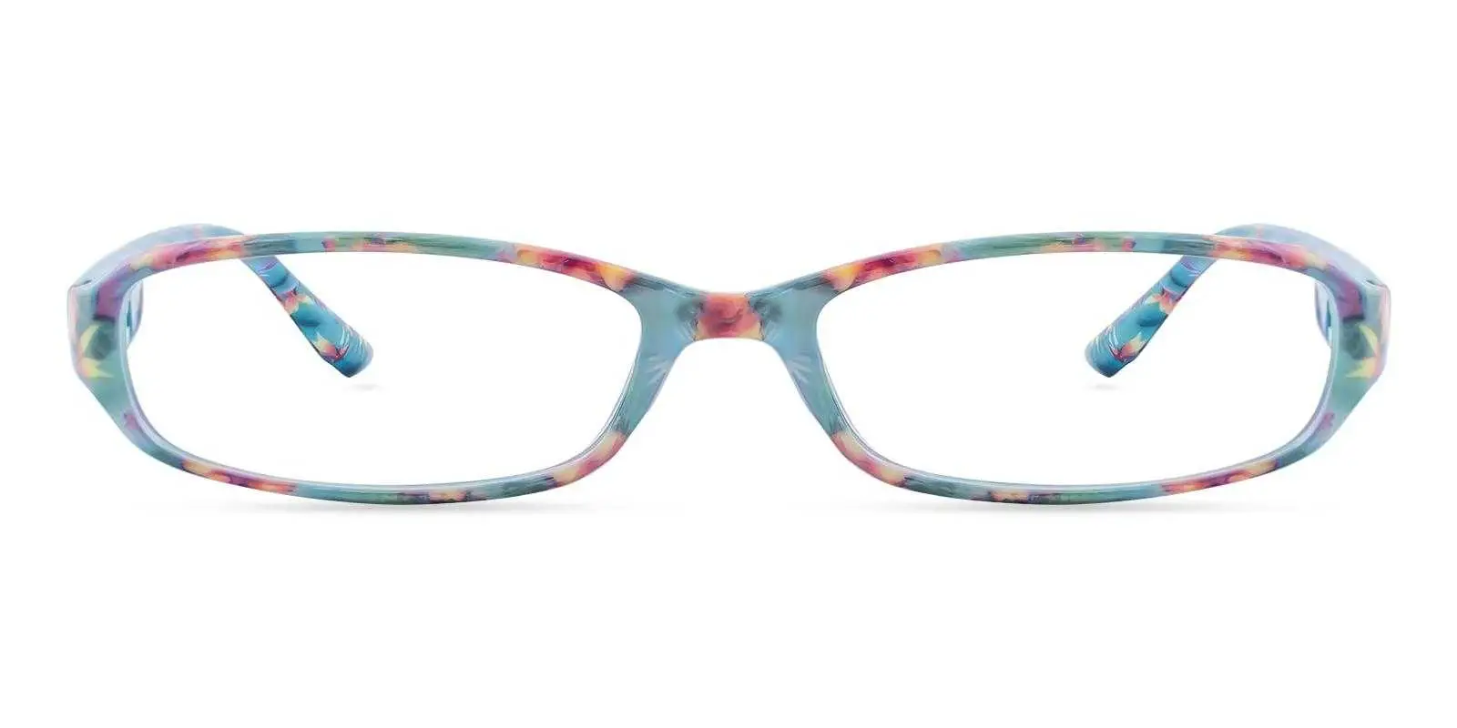 Tasker Green Plastic Eyeglasses , SpringHinges , UniversalBridgeFit Frames from ABBE Glasses