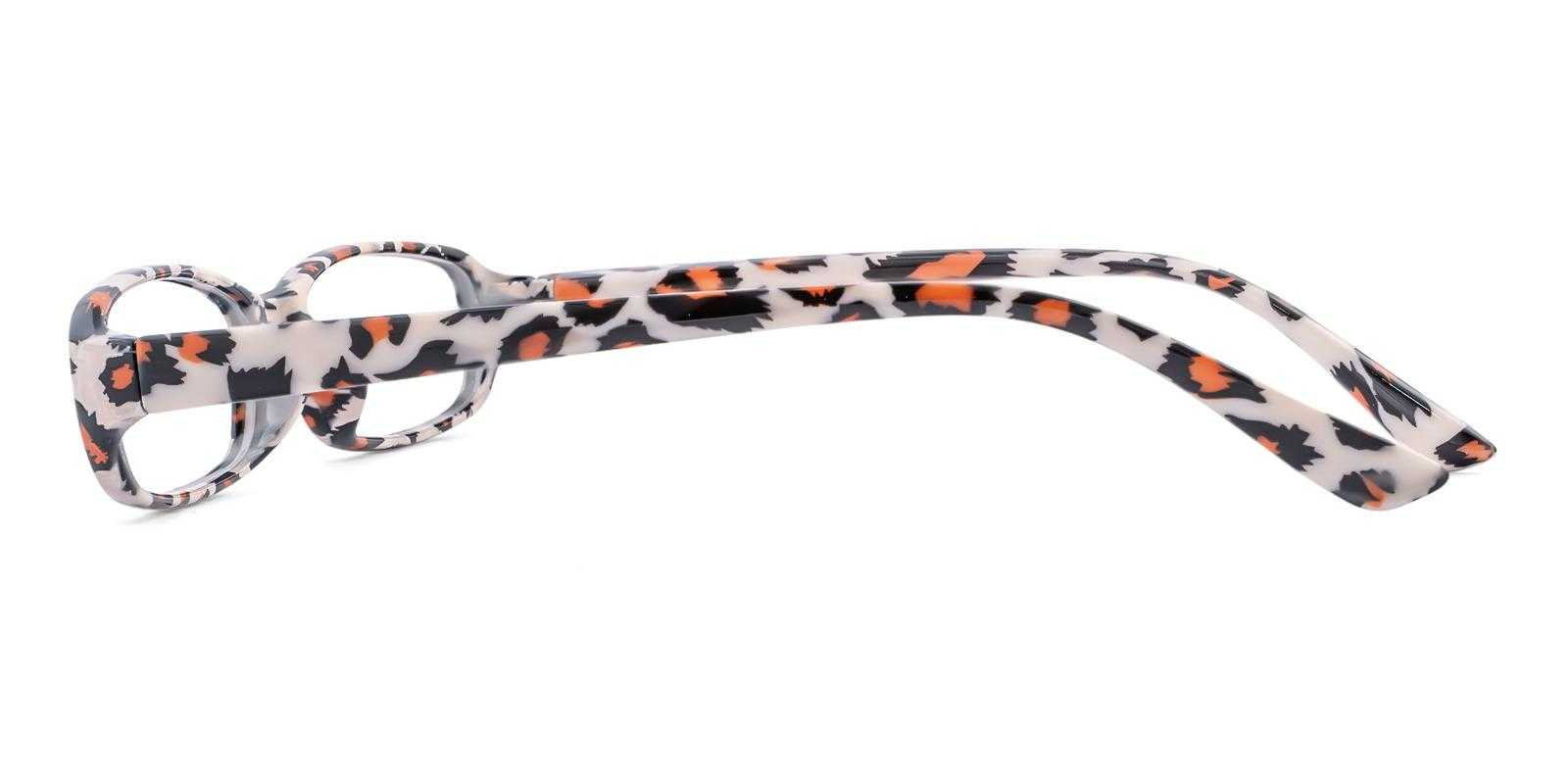 Tasker Leopard Plastic Eyeglasses , SpringHinges , UniversalBridgeFit Frames from ABBE Glasses
