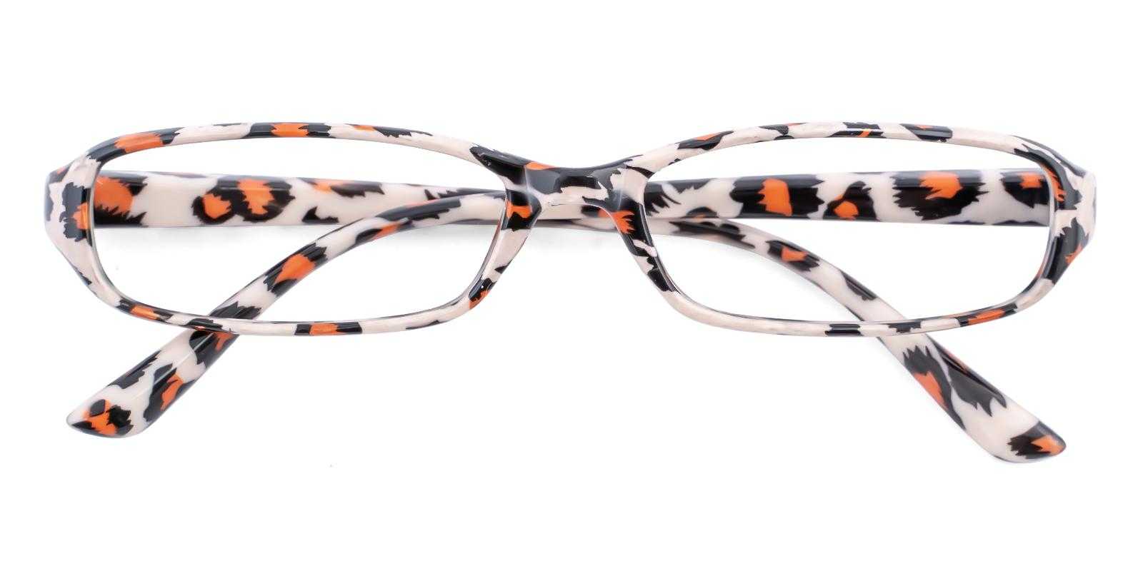 Tasker Leopard Plastic Eyeglasses , SpringHinges , UniversalBridgeFit Frames from ABBE Glasses