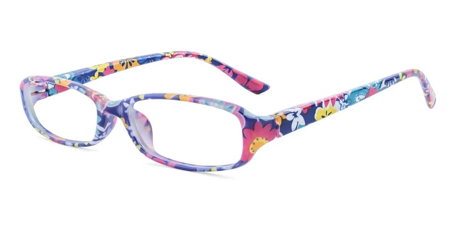 Tasker Purple Plastic Eyeglasses , SpringHinges , UniversalBridgeFit Frames from ABBE Glasses