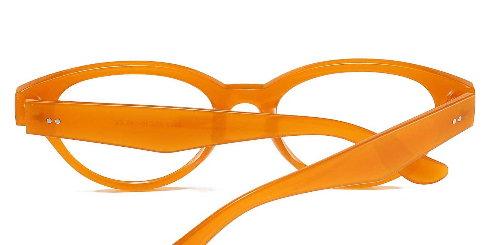 Uni Orange Plastic Eyeglasses , UniversalBridgeFit Frames from ABBE Glasses