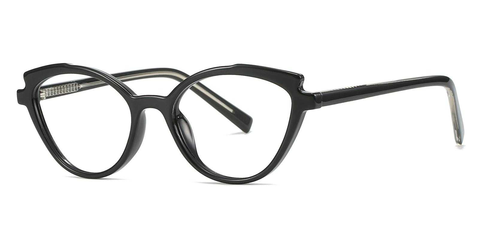 Team Black Plastic Eyeglasses , UniversalBridgeFit Frames from ABBE Glasses