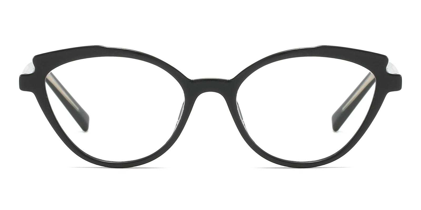 Team Black Plastic Eyeglasses , UniversalBridgeFit Frames from ABBE Glasses