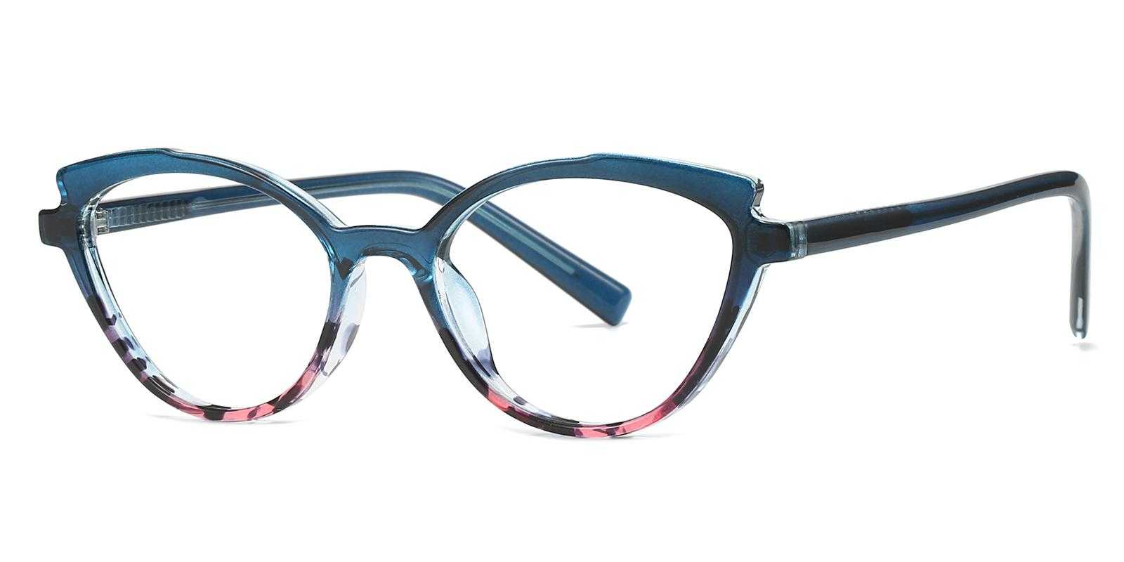 Team Blue Plastic Eyeglasses , UniversalBridgeFit Frames from ABBE Glasses