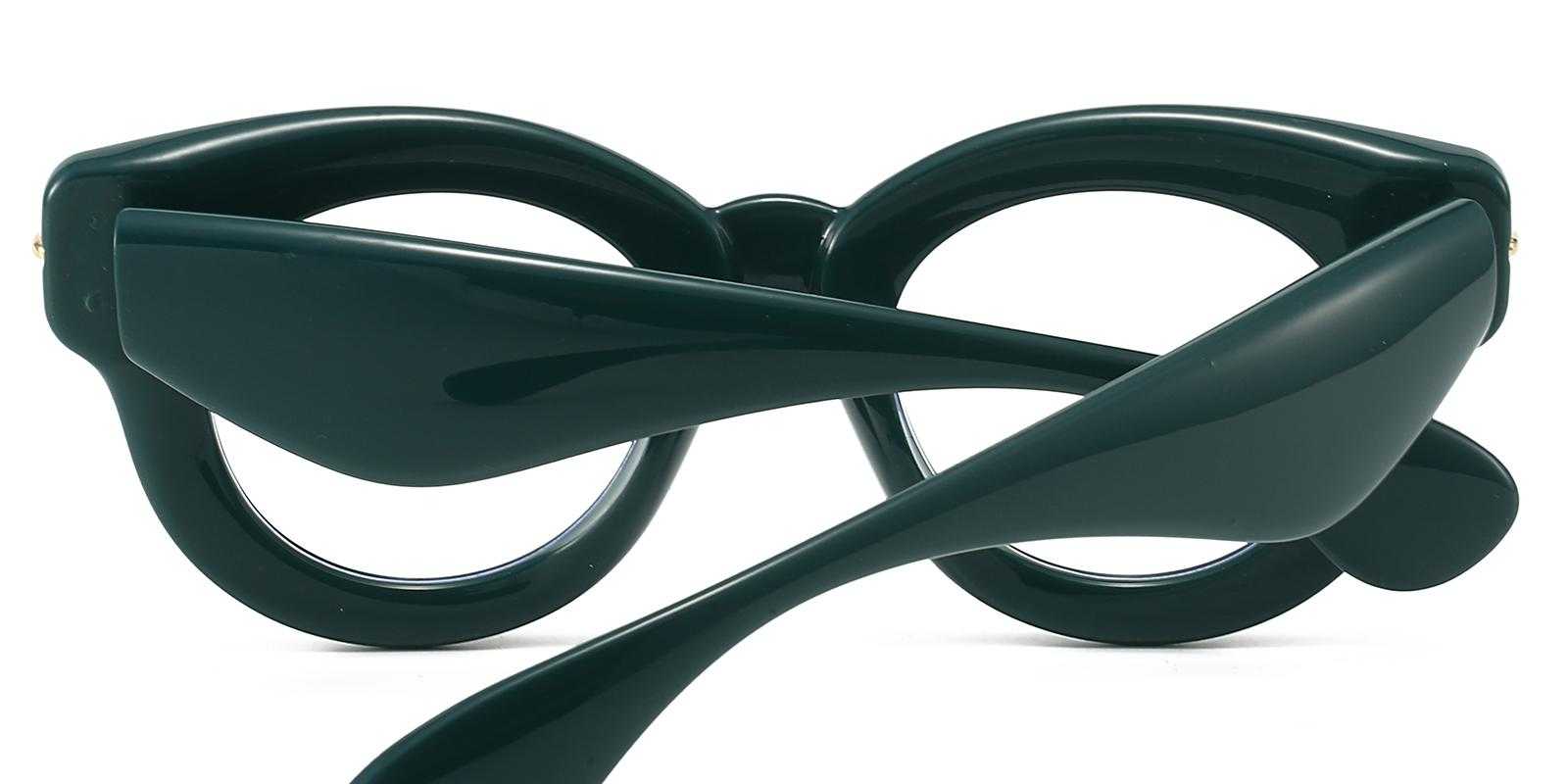 Lotus Green Plastic Eyeglasses , UniversalBridgeFit Frames from ABBE Glasses
