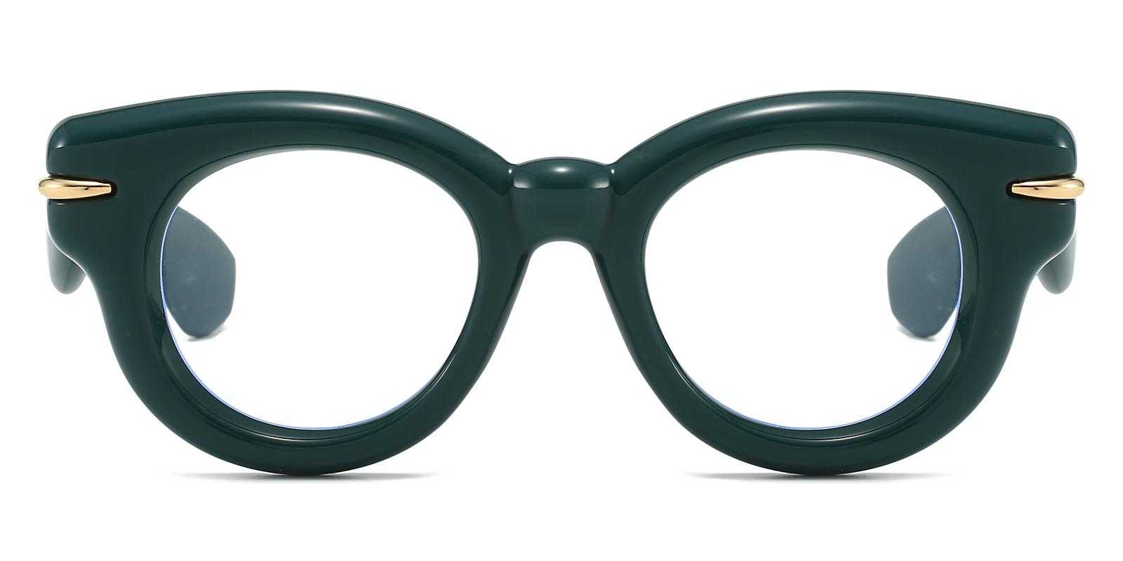 Lotus Green Plastic Eyeglasses , UniversalBridgeFit Frames from ABBE Glasses