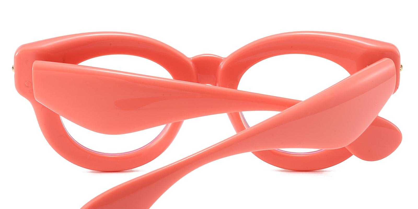 Lotus Pink Plastic Eyeglasses , UniversalBridgeFit Frames from ABBE Glasses