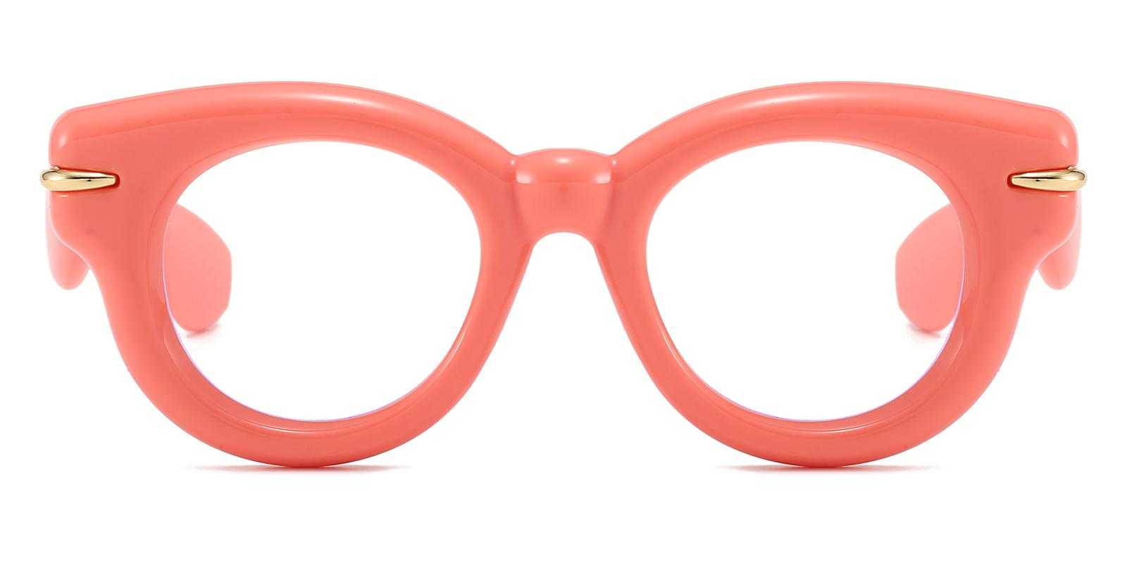 Lotus Pink Plastic Eyeglasses , UniversalBridgeFit Frames from ABBE Glasses