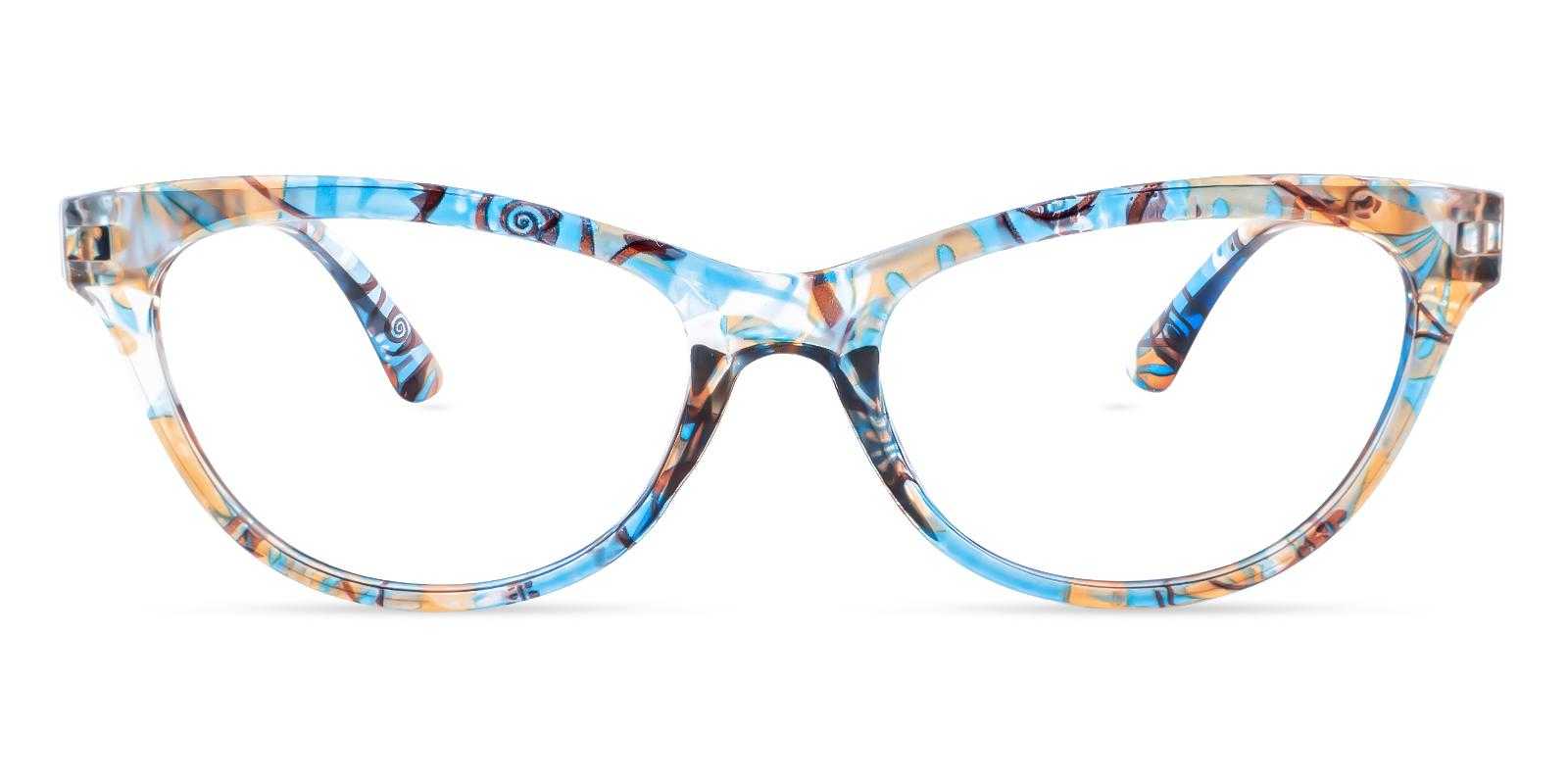 Exchange Blue Plastic Eyeglasses , UniversalBridgeFit Frames from ABBE Glasses