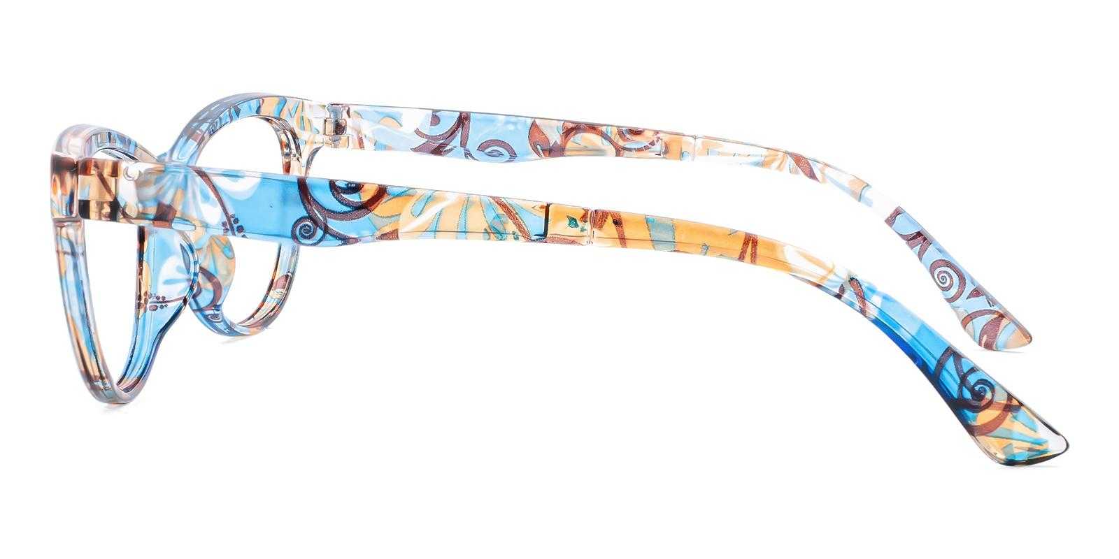 Exchange Blue Plastic Eyeglasses , UniversalBridgeFit Frames from ABBE Glasses