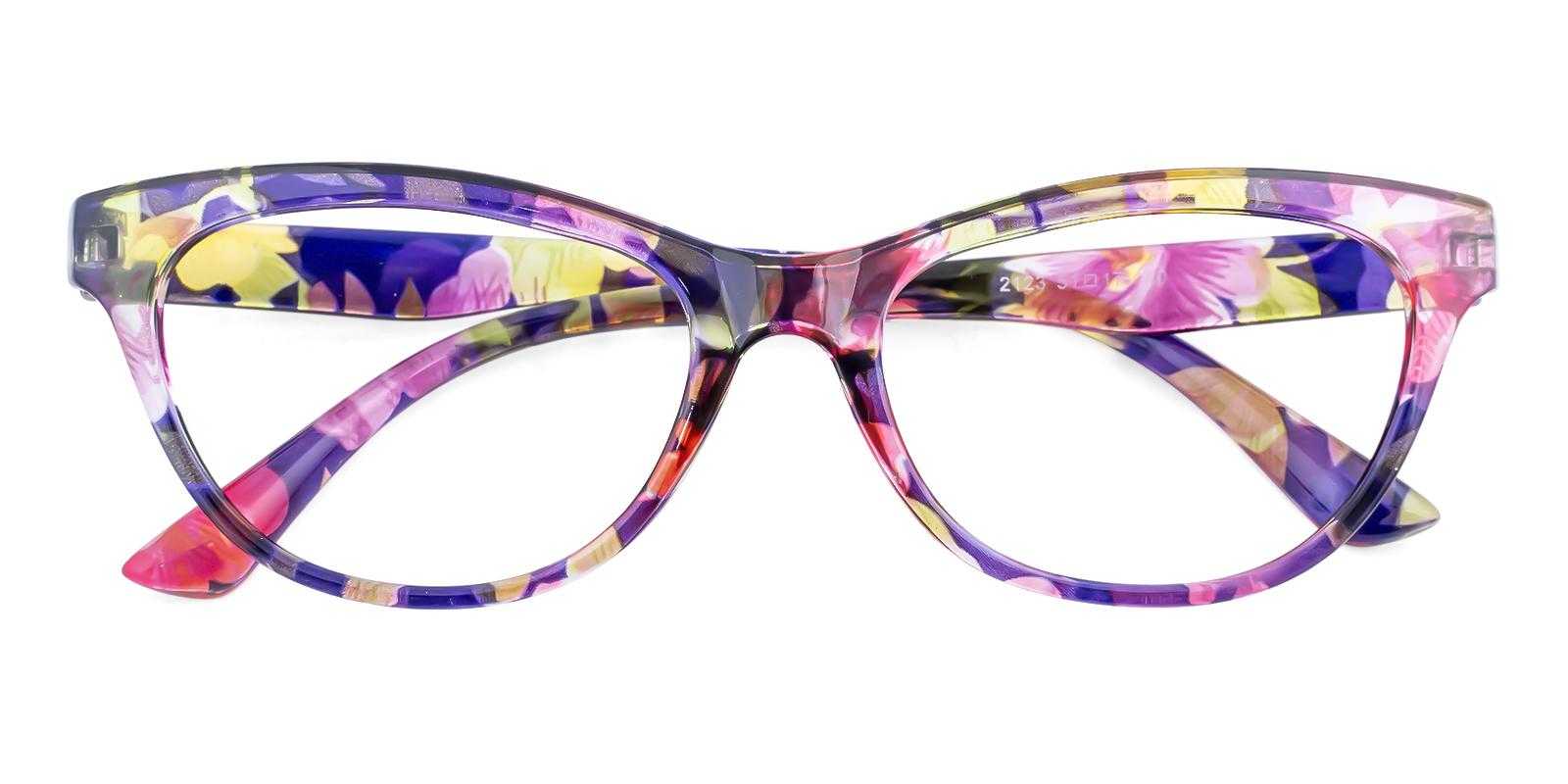 Exchange Purple Plastic Eyeglasses , UniversalBridgeFit Frames from ABBE Glasses