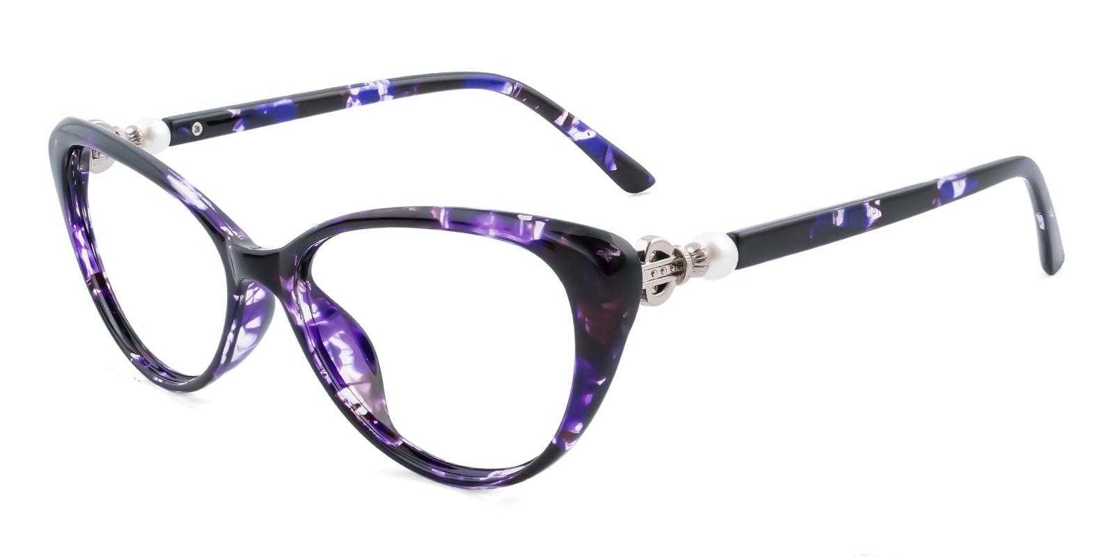 Loop Purple Plastic Eyeglasses , UniversalBridgeFit Frames from ABBE Glasses