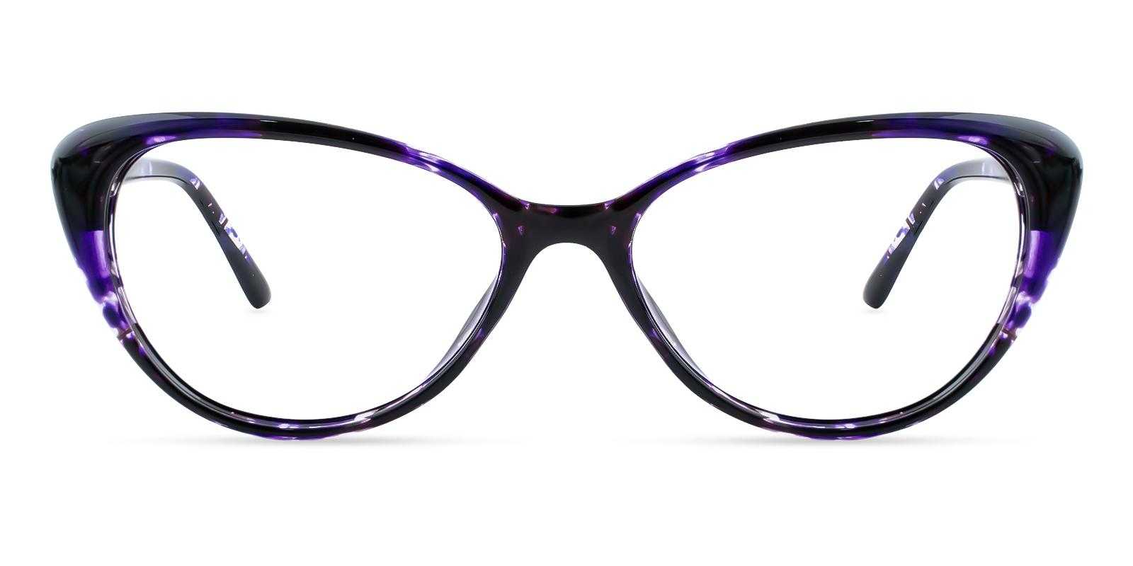 Loop Purple Plastic Eyeglasses , UniversalBridgeFit Frames from ABBE Glasses