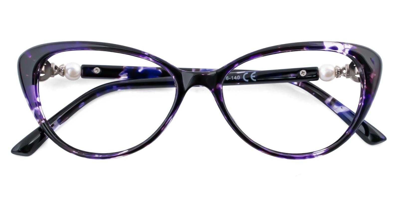 Loop Purple Plastic Eyeglasses , UniversalBridgeFit Frames from ABBE Glasses