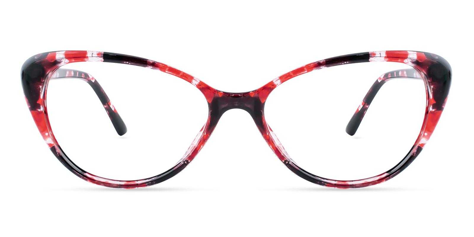 Loop Red Plastic Eyeglasses , UniversalBridgeFit Frames from ABBE Glasses