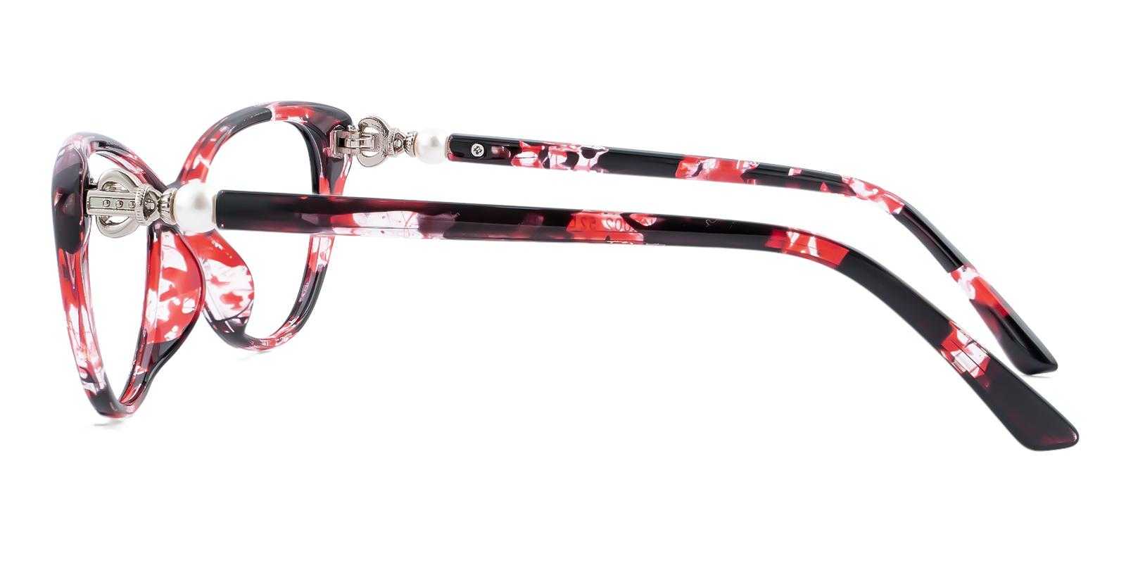 Loop Red Plastic Eyeglasses , UniversalBridgeFit Frames from ABBE Glasses