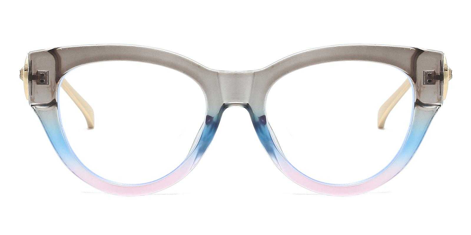 Eros Gray Plastic Eyeglasses , UniversalBridgeFit Frames from ABBE Glasses