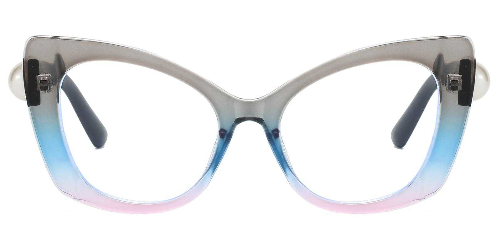 Acer Gray Plastic Eyeglasses , UniversalBridgeFit Frames from ABBE Glasses