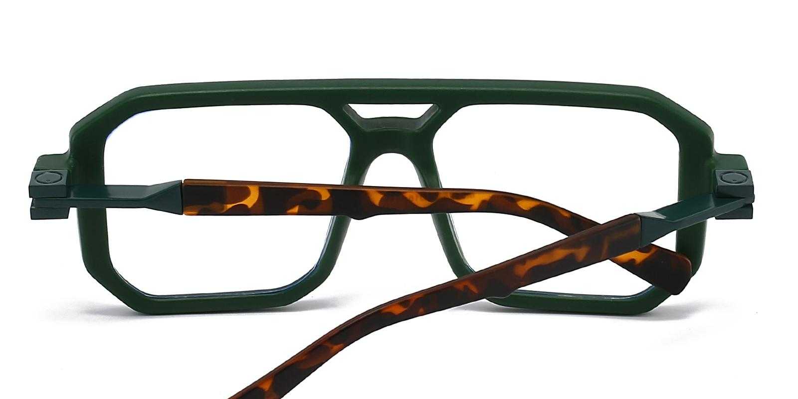 Truly Green Plastic Eyeglasses , UniversalBridgeFit Frames from ABBE Glasses
