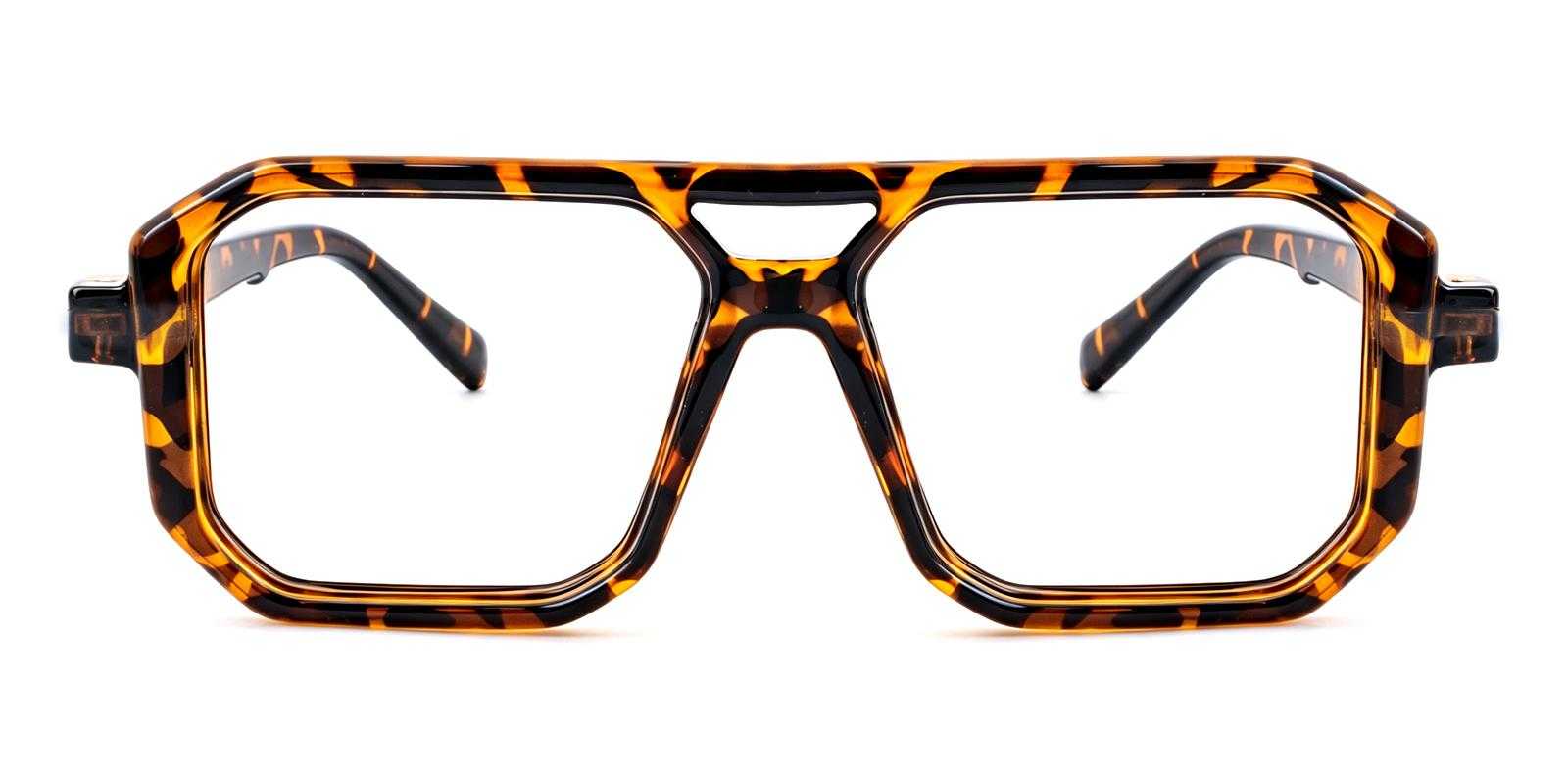 Truly Leopard Plastic Eyeglasses , UniversalBridgeFit Frames from ABBE Glasses
