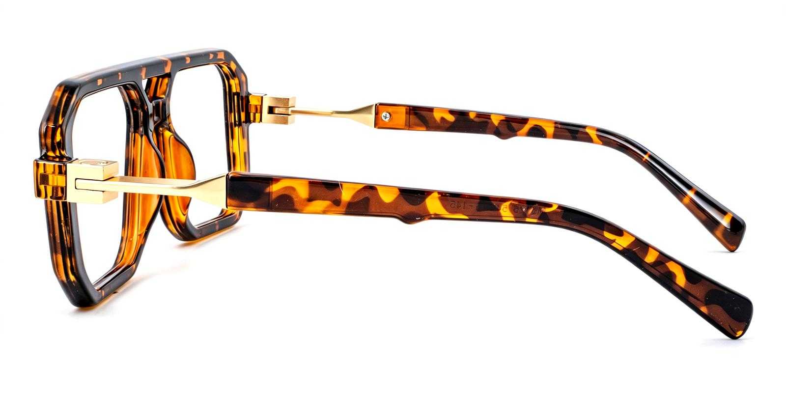 Truly Leopard Plastic Eyeglasses , UniversalBridgeFit Frames from ABBE Glasses