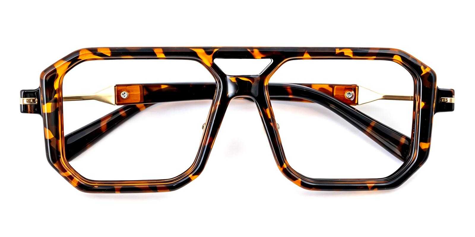 Truly Leopard Plastic Eyeglasses , UniversalBridgeFit Frames from ABBE Glasses