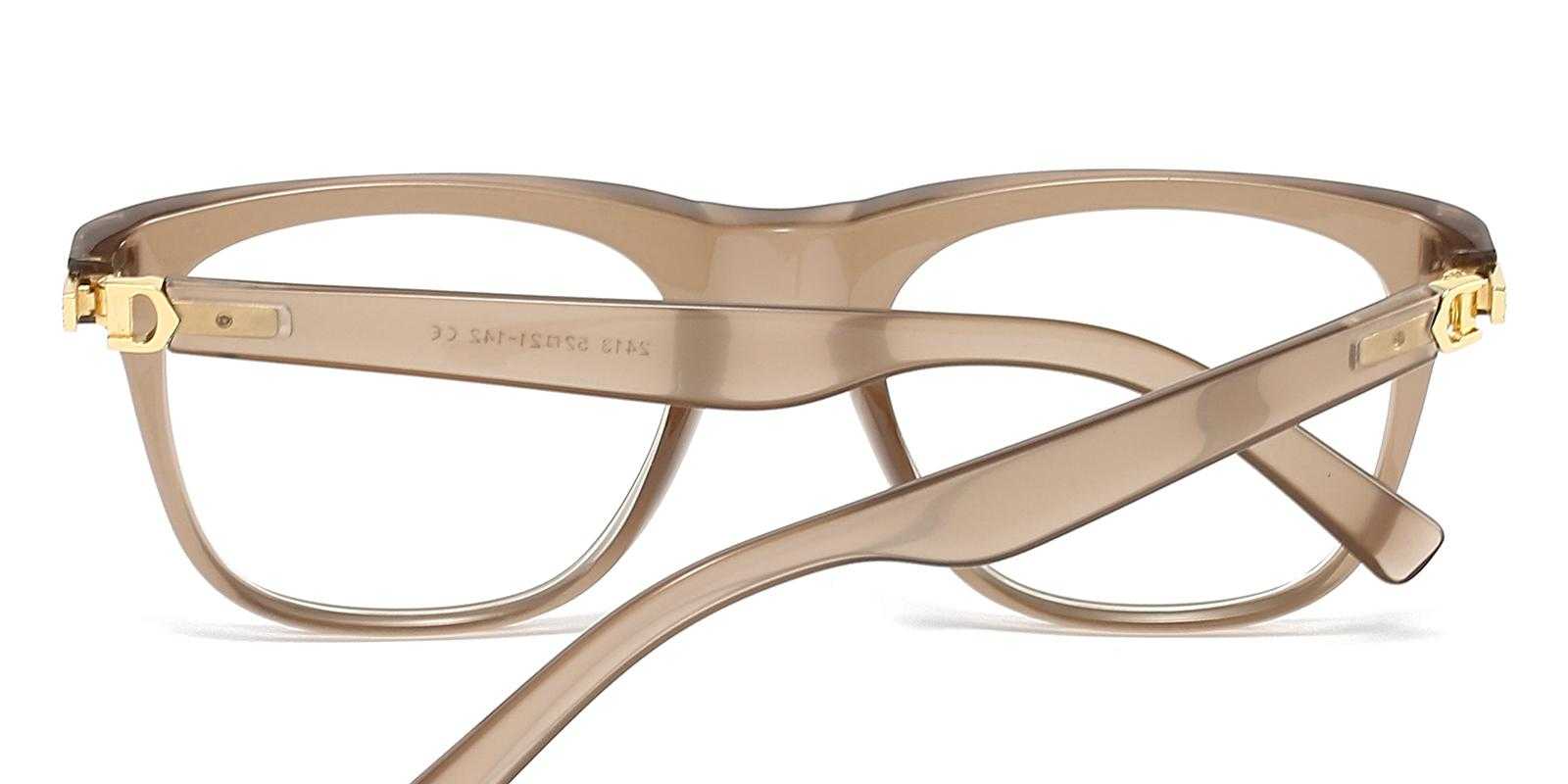 Optimist Brown Plastic Eyeglasses , UniversalBridgeFit Frames from ABBE Glasses