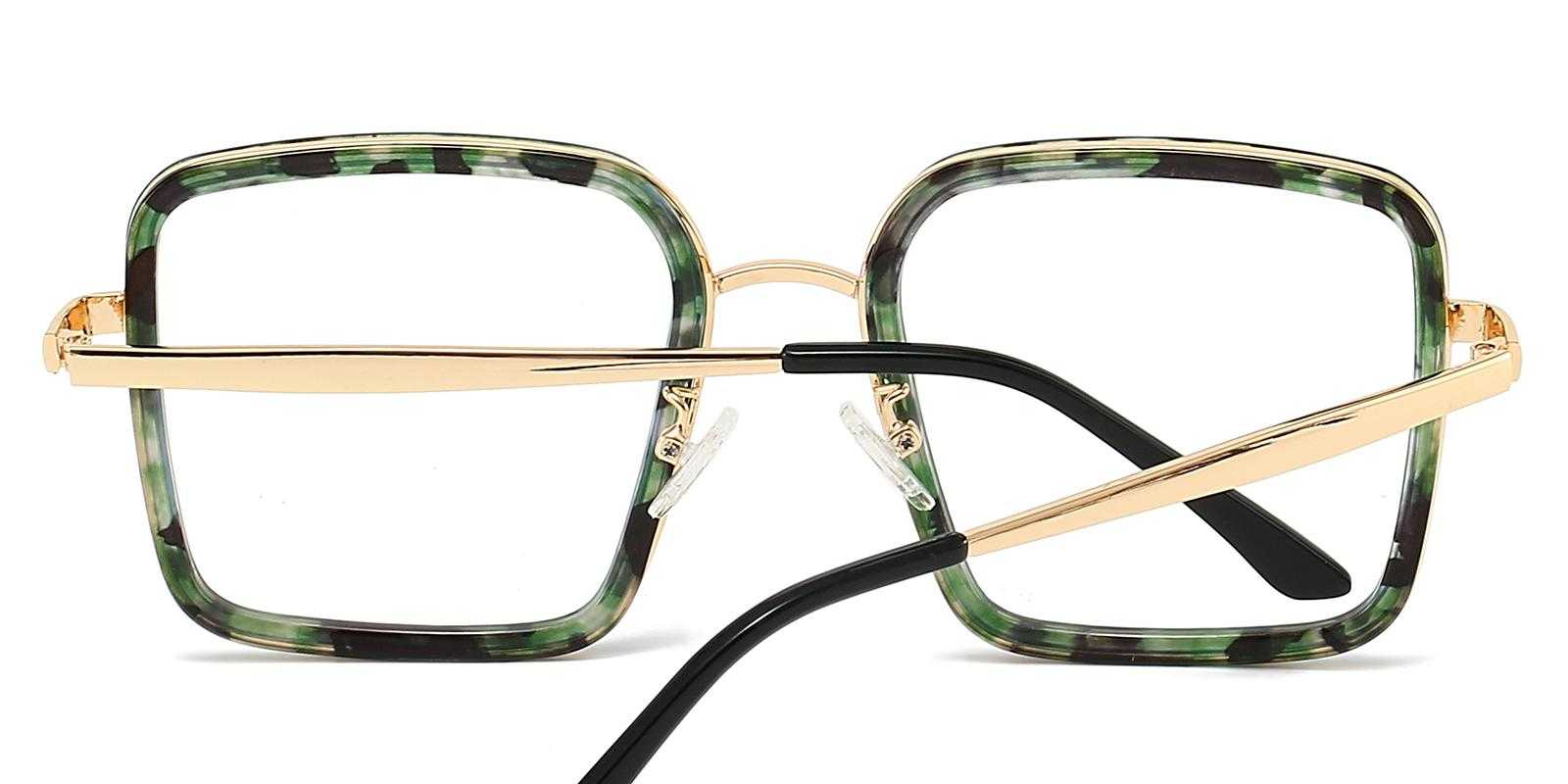 Lowen Green Metal Eyeglasses , NosePads Frames from ABBE Glasses
