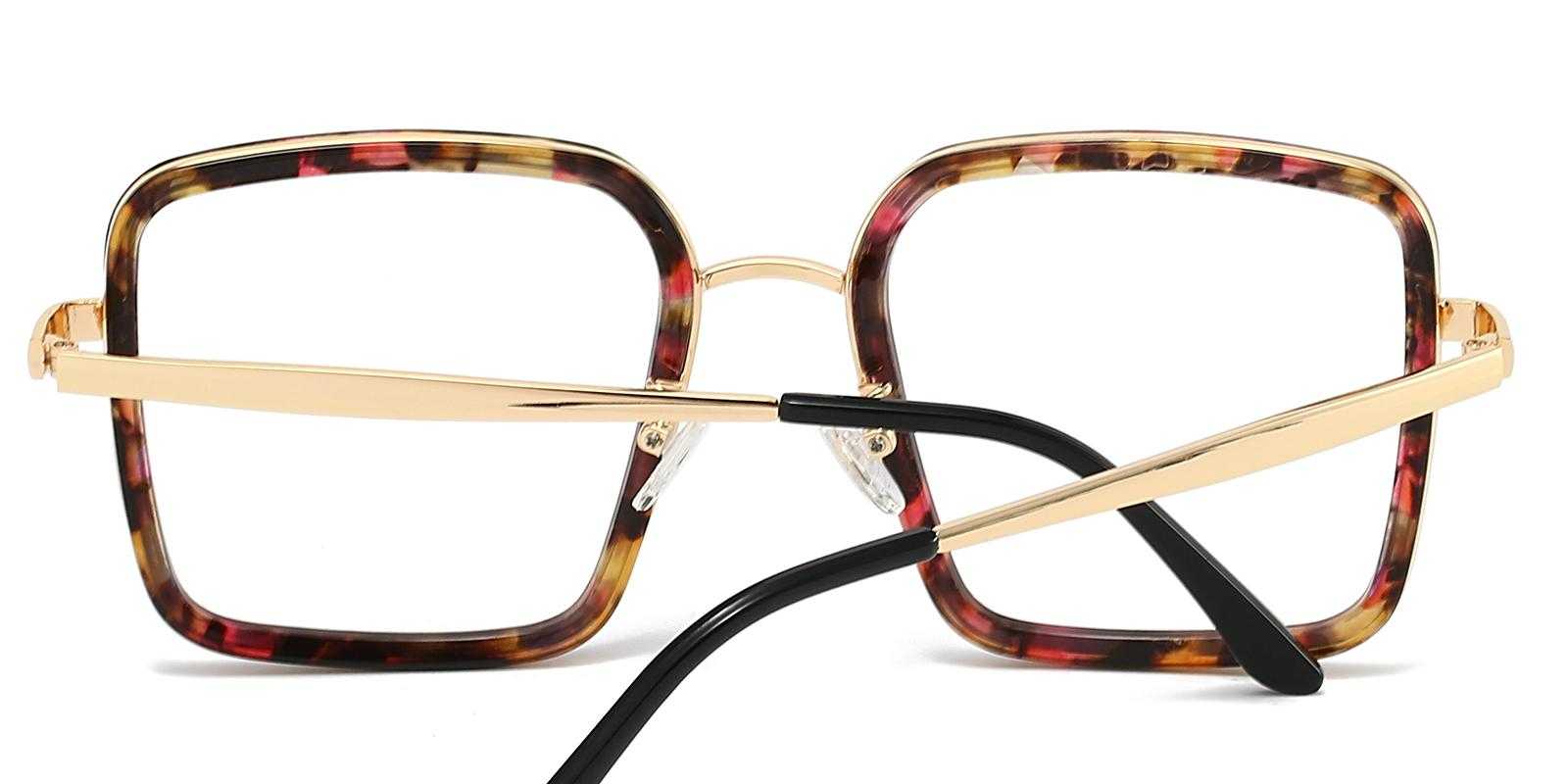 Lowen Red Metal Eyeglasses , NosePads Frames from ABBE Glasses