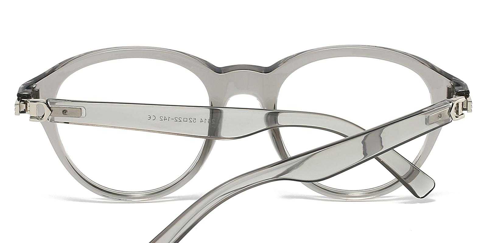 Graphic Gray Plastic Eyeglasses , UniversalBridgeFit Frames from ABBE Glasses
