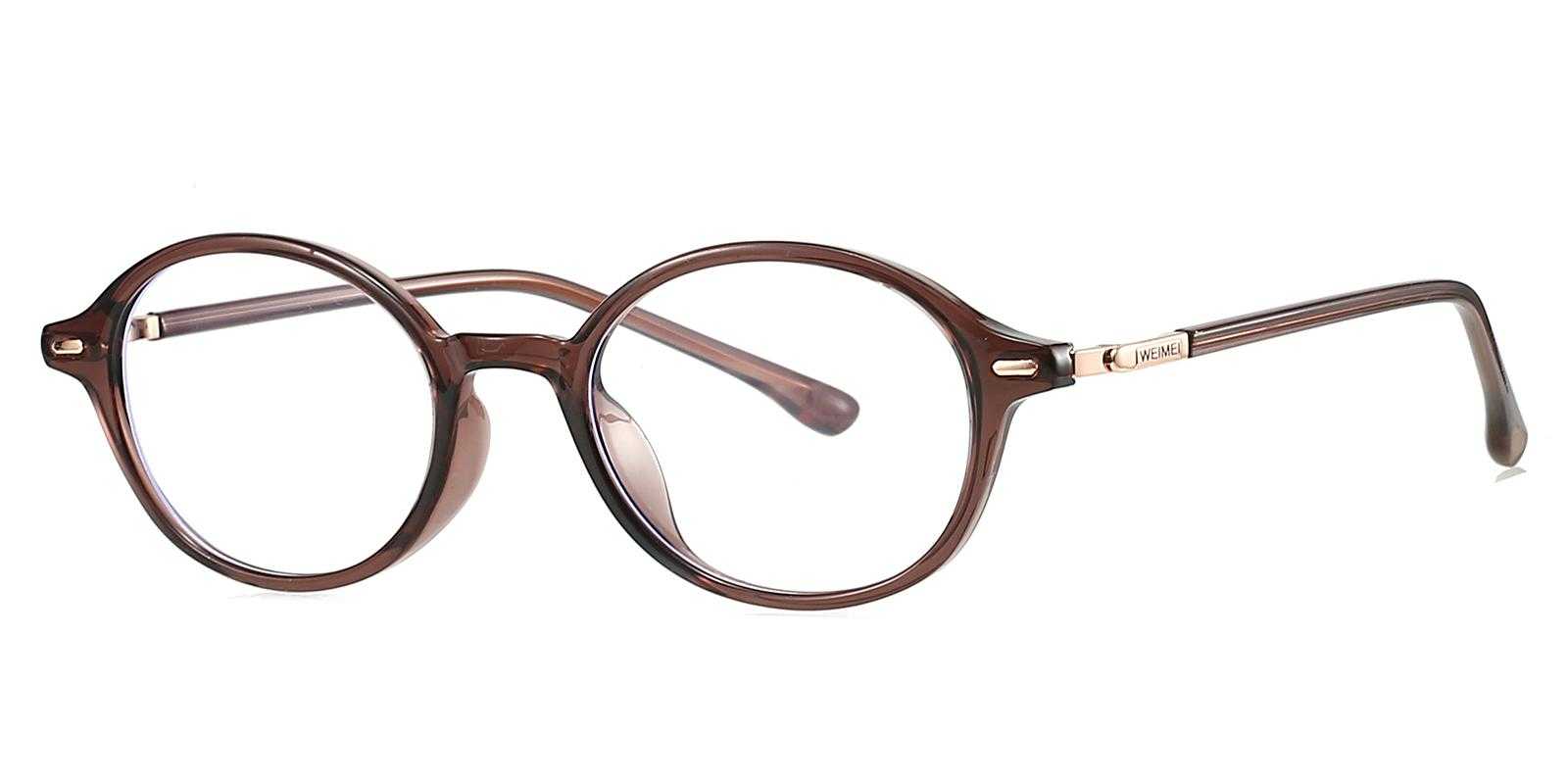 Amia Brown TR Eyeglasses , UniversalBridgeFit Frames from ABBE Glasses