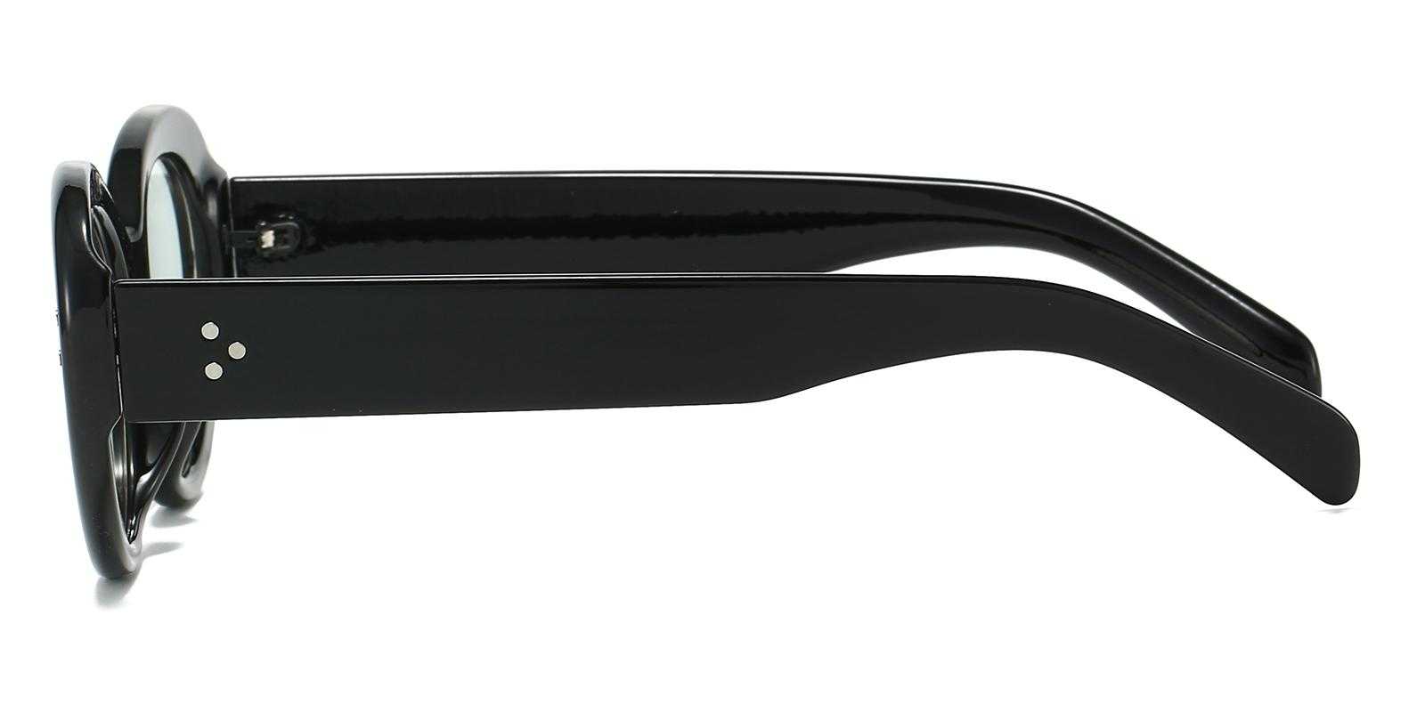 Navigator Black Plastic Eyeglasses , UniversalBridgeFit Frames from ABBE Glasses
