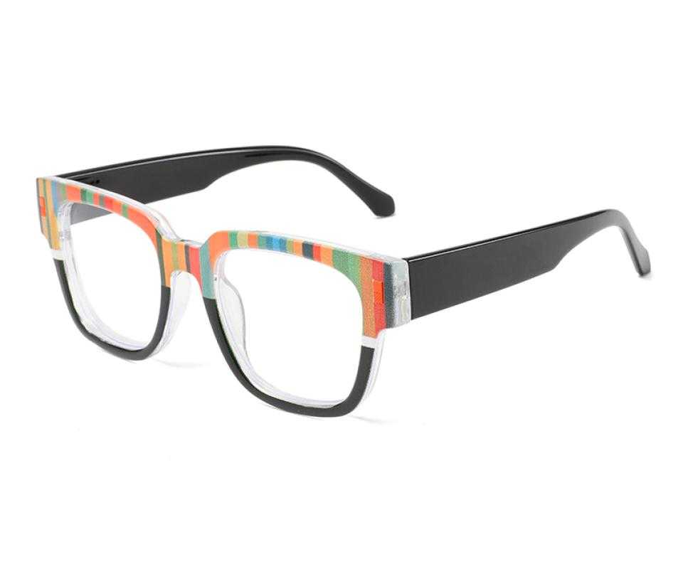 Promise Black Plastic Eyeglasses , UniversalBridgeFit Frames from ABBE Glasses
